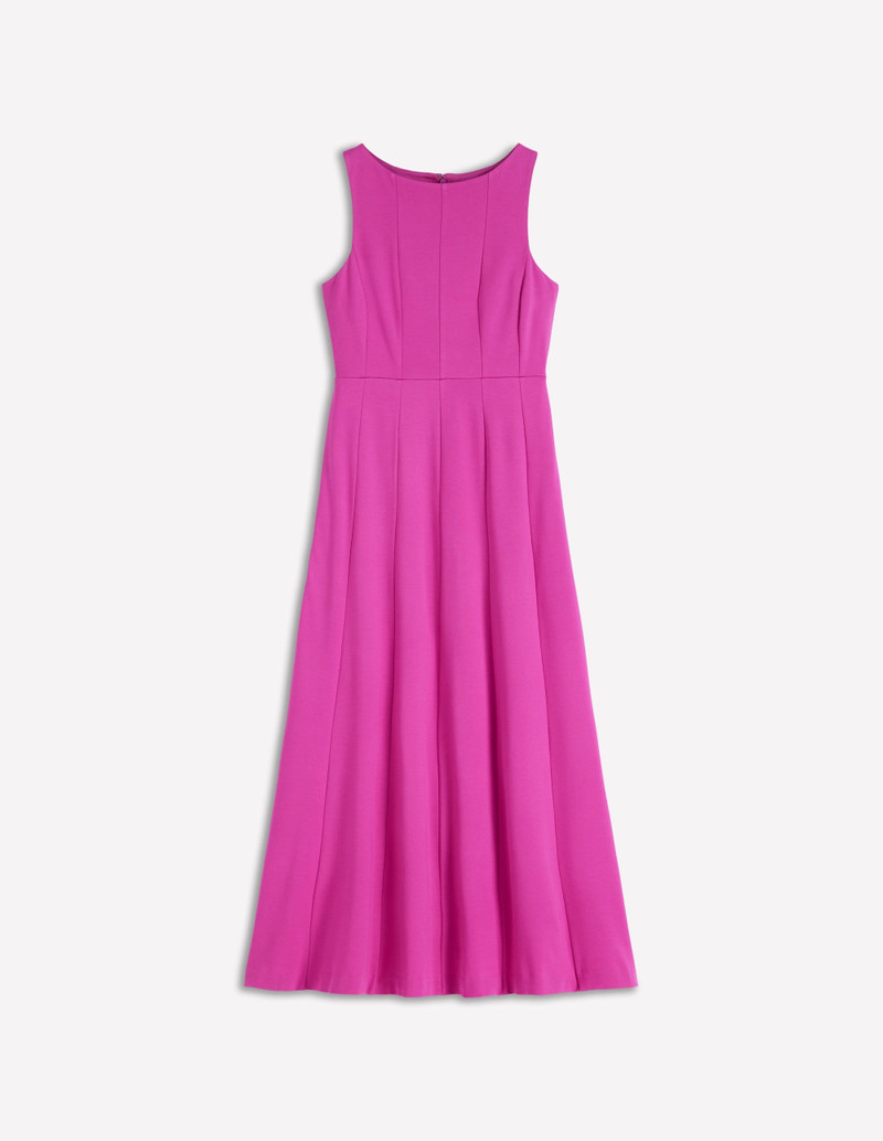 Sleeveless Ponte Midi Dress-Passion Flower 1