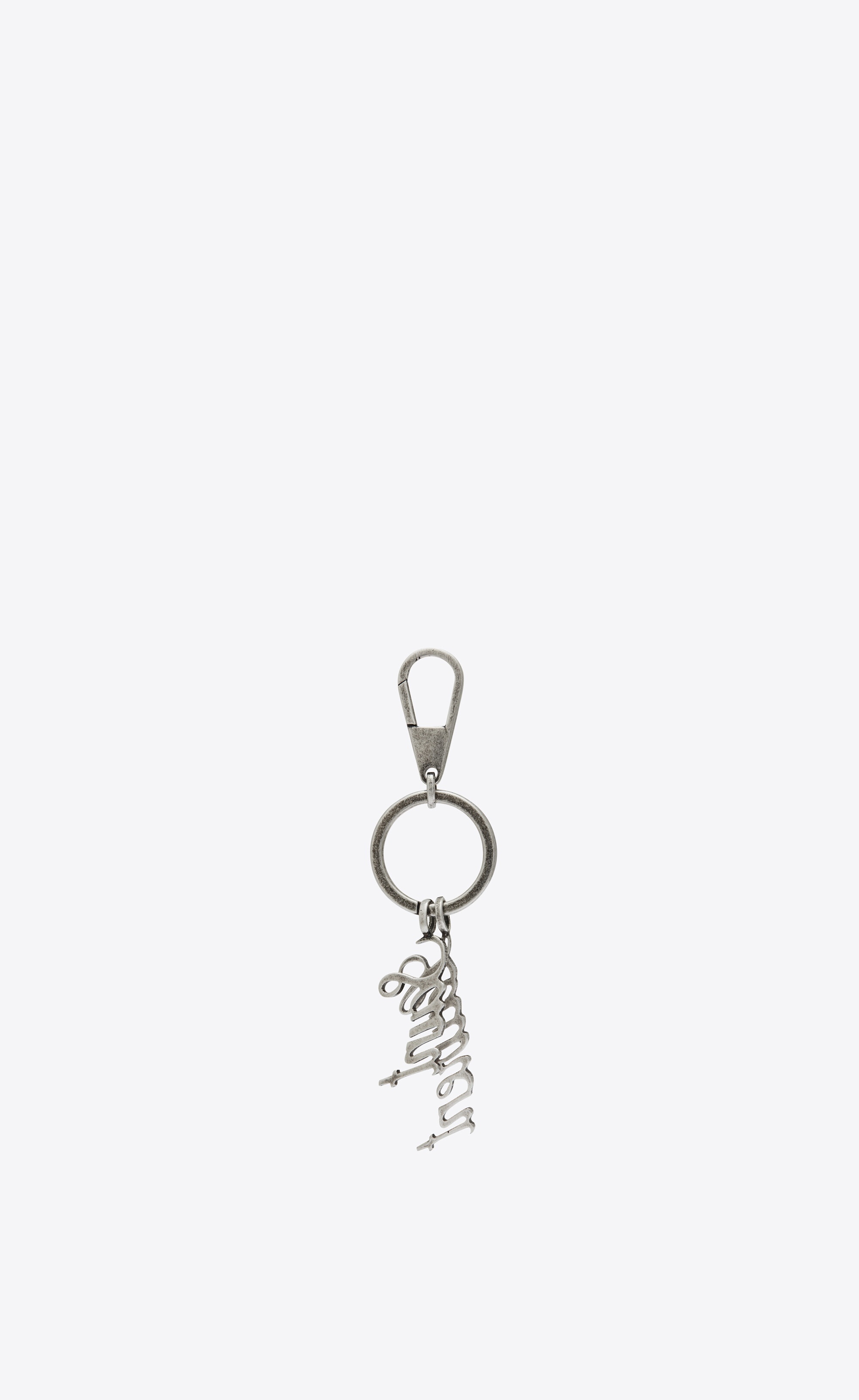 saint laurent keyring in metal - 3