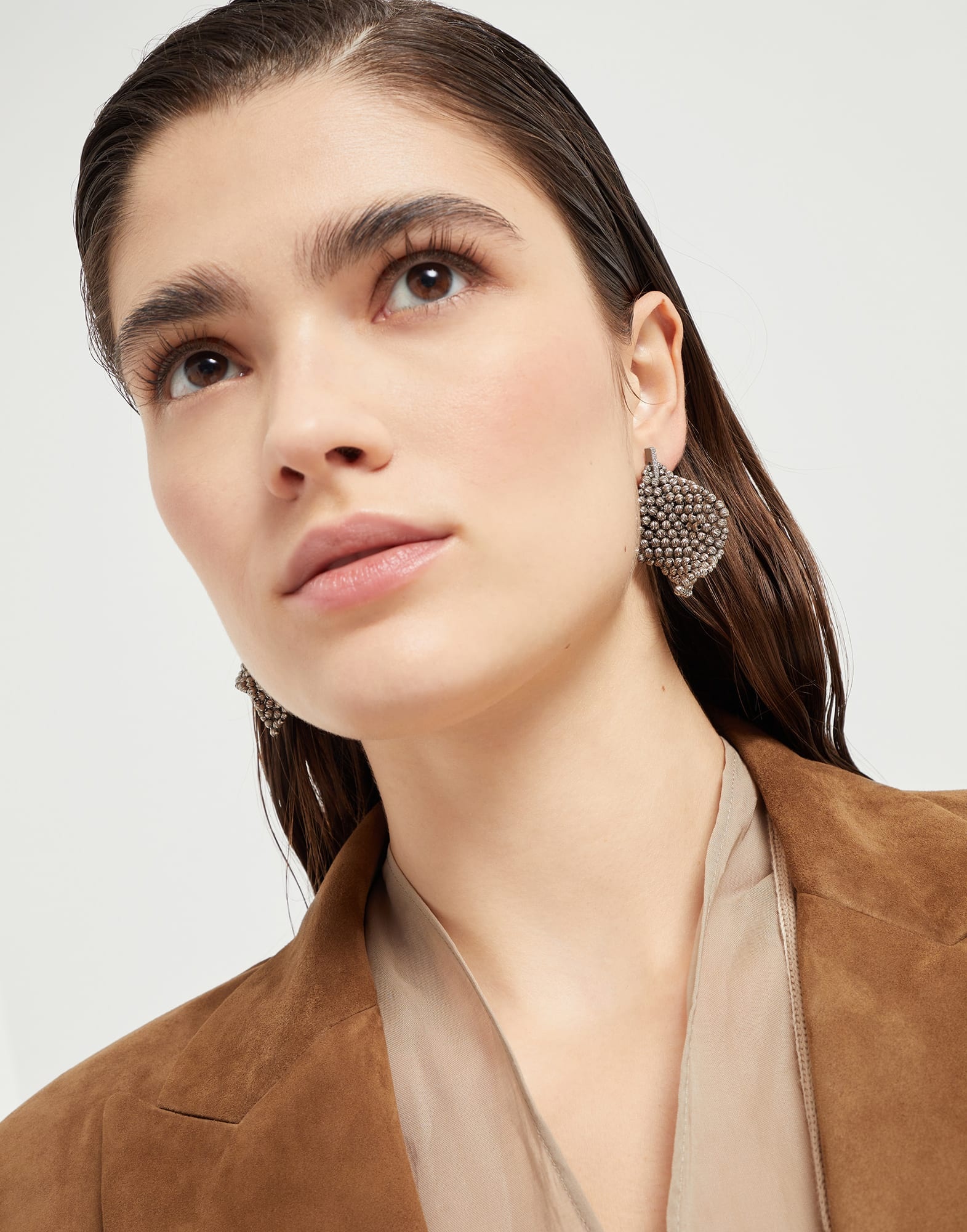 Sterling Silver sculptured earrings - 3