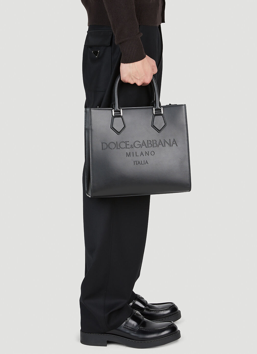 Debossed Logo Tote Bag - 2