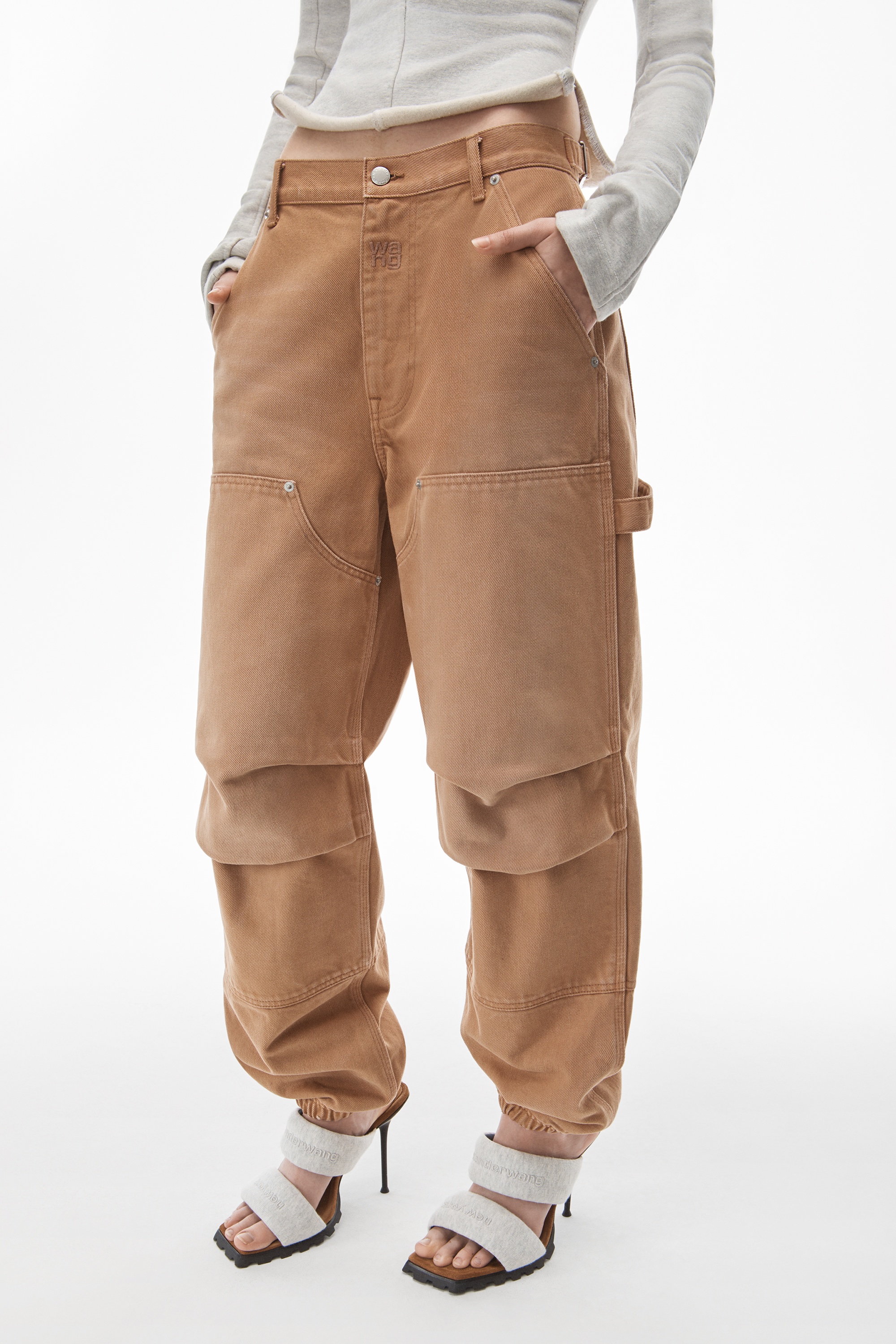 DOUBLE FRONT CARPENTER PANT IN DENIM - 3