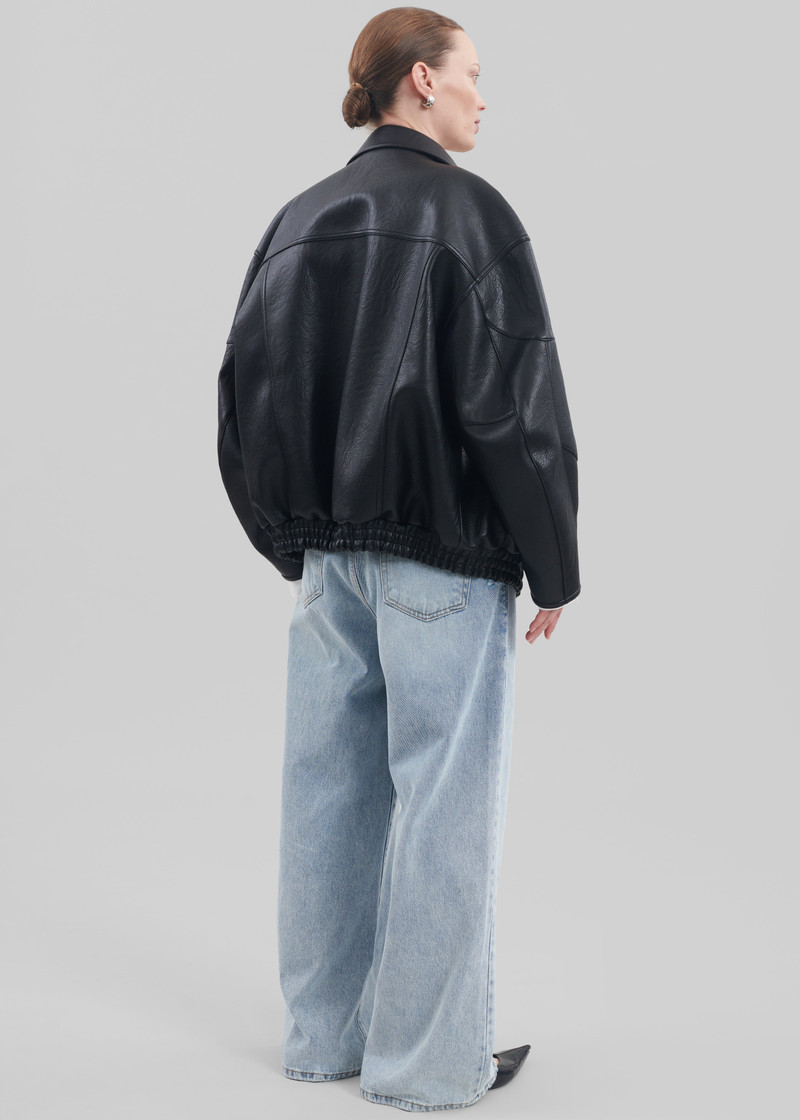 Enora Faux Leather Jacket - Black 9
