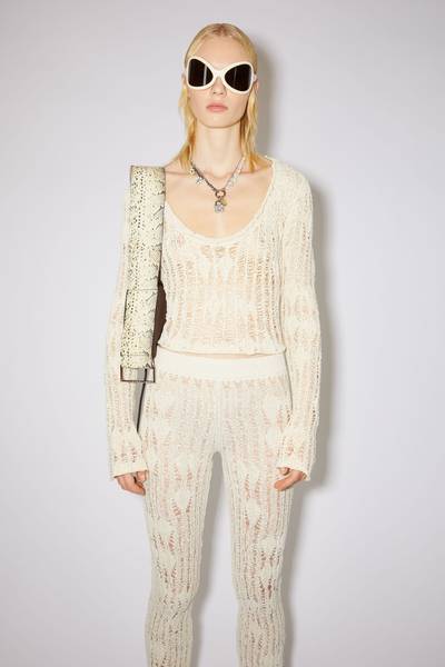 Acne Studios Diamond sweater - Ivory white outlook