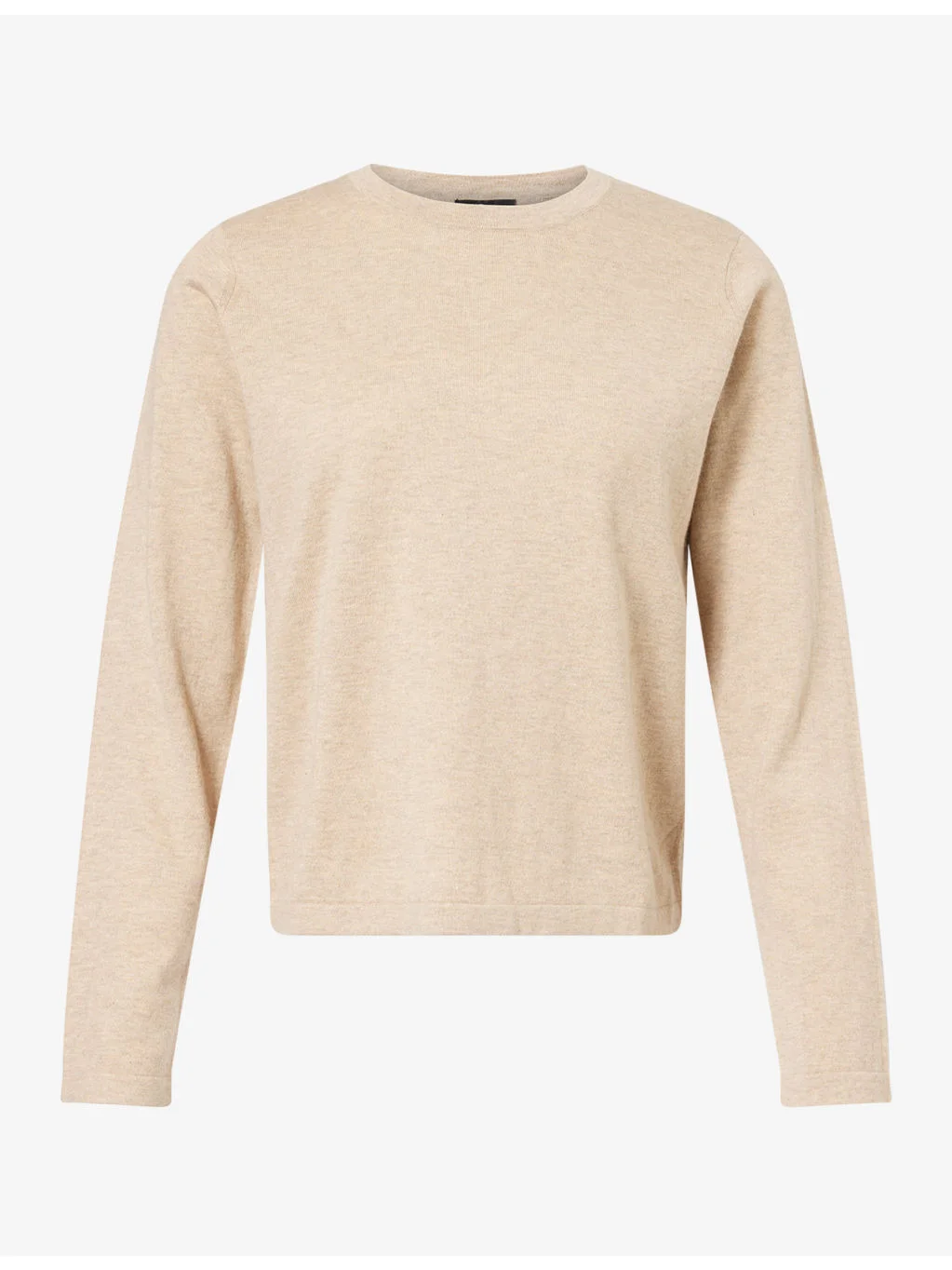 Round-Neck Cotton-Blend T-Shirt - 1