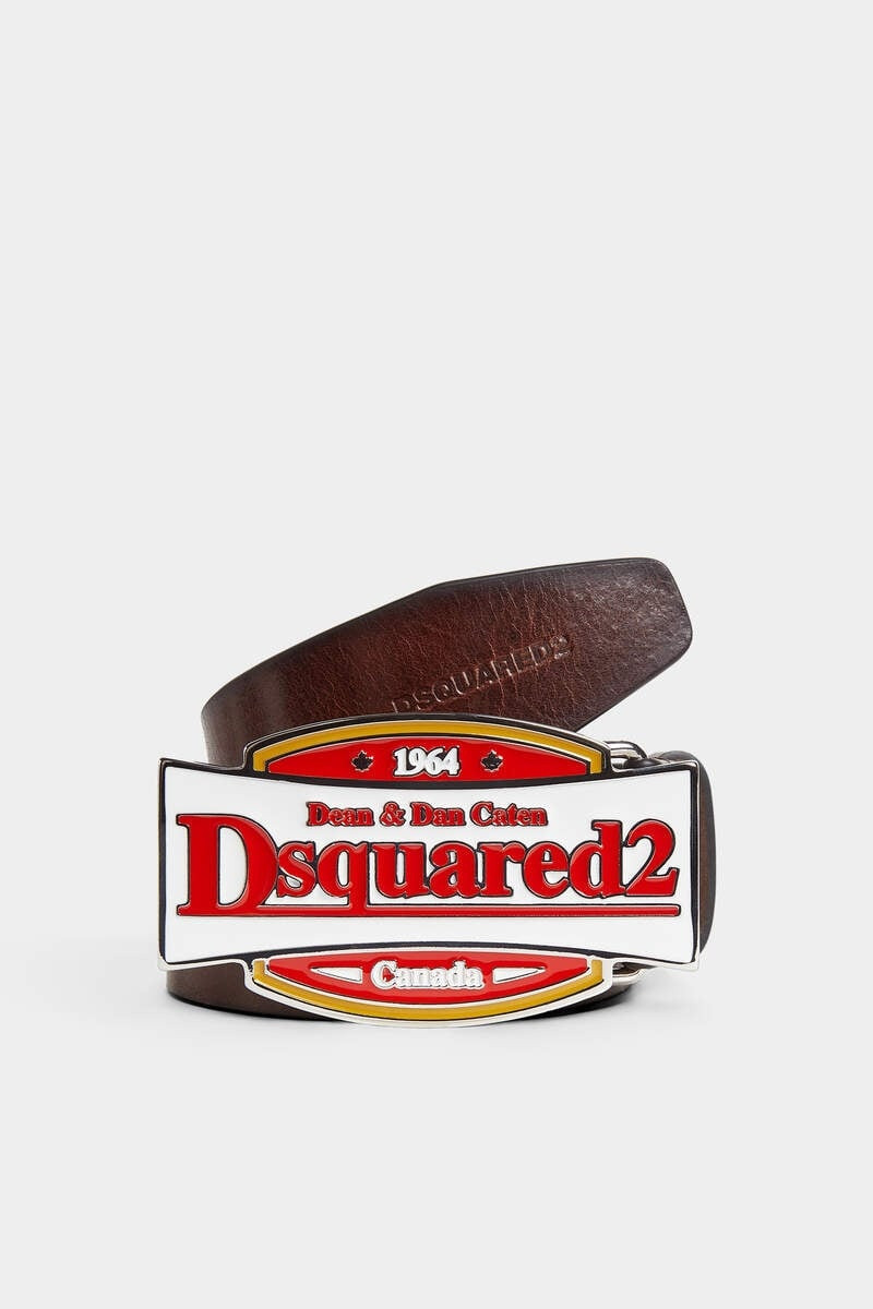 DSQUARED2 LOGO PLAQUE BELT 1