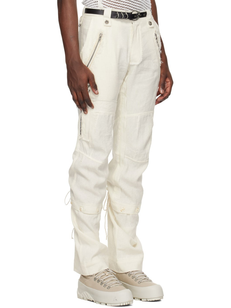 Off-White Distressed Trousers 2