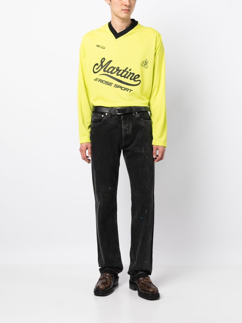 twisted football T-shirt - 2