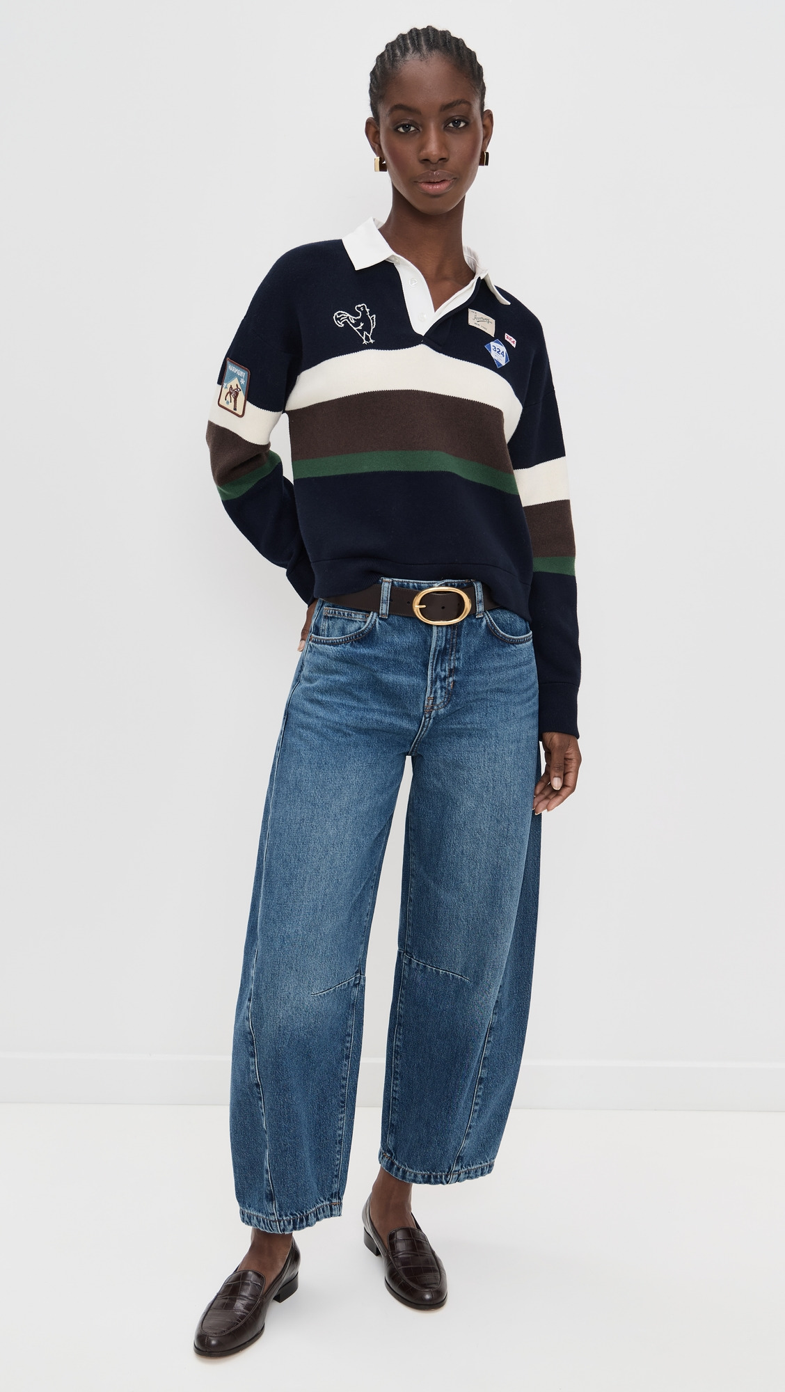 Arther Varsity Knit Rugby Shirt - 4