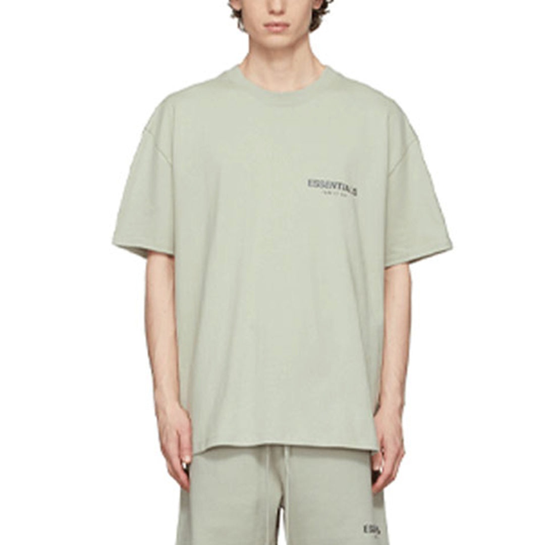 Fear of God Essentials SS21 T-Shirt Concrete Green FOG-FW21-115 - 5