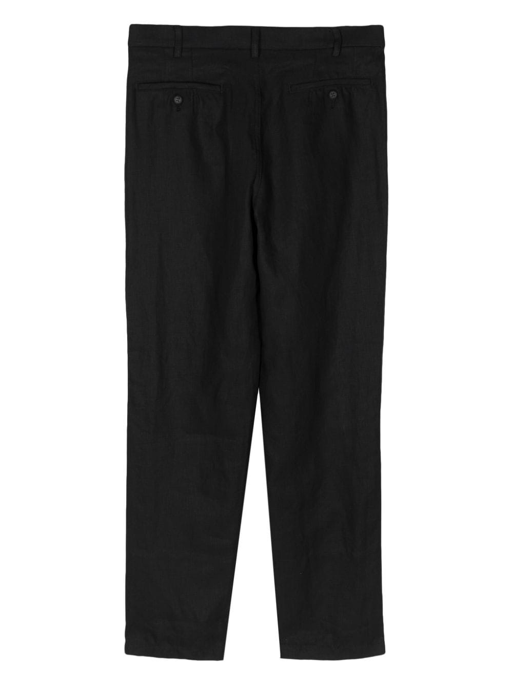 pleated linen trousers - 2