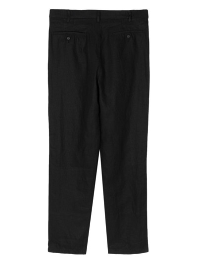 Comme des Garçons Homme pleated linen trousers outlook