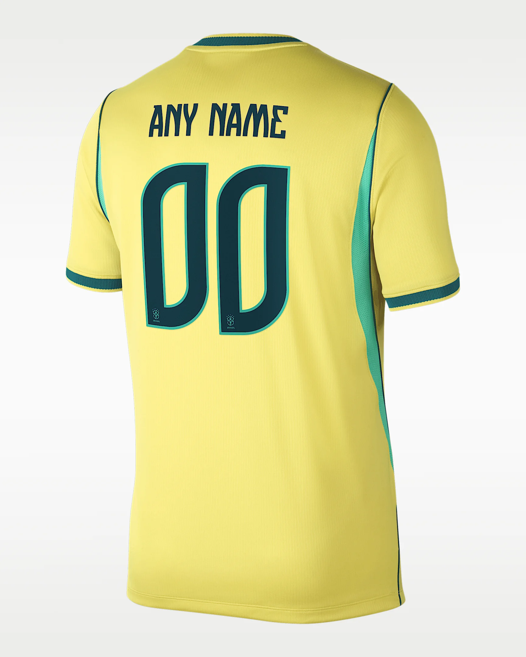Brazil 2026 Stadium Home Men's Nike Dri-FIT Soccer Replica Custom Jersey By You - 1