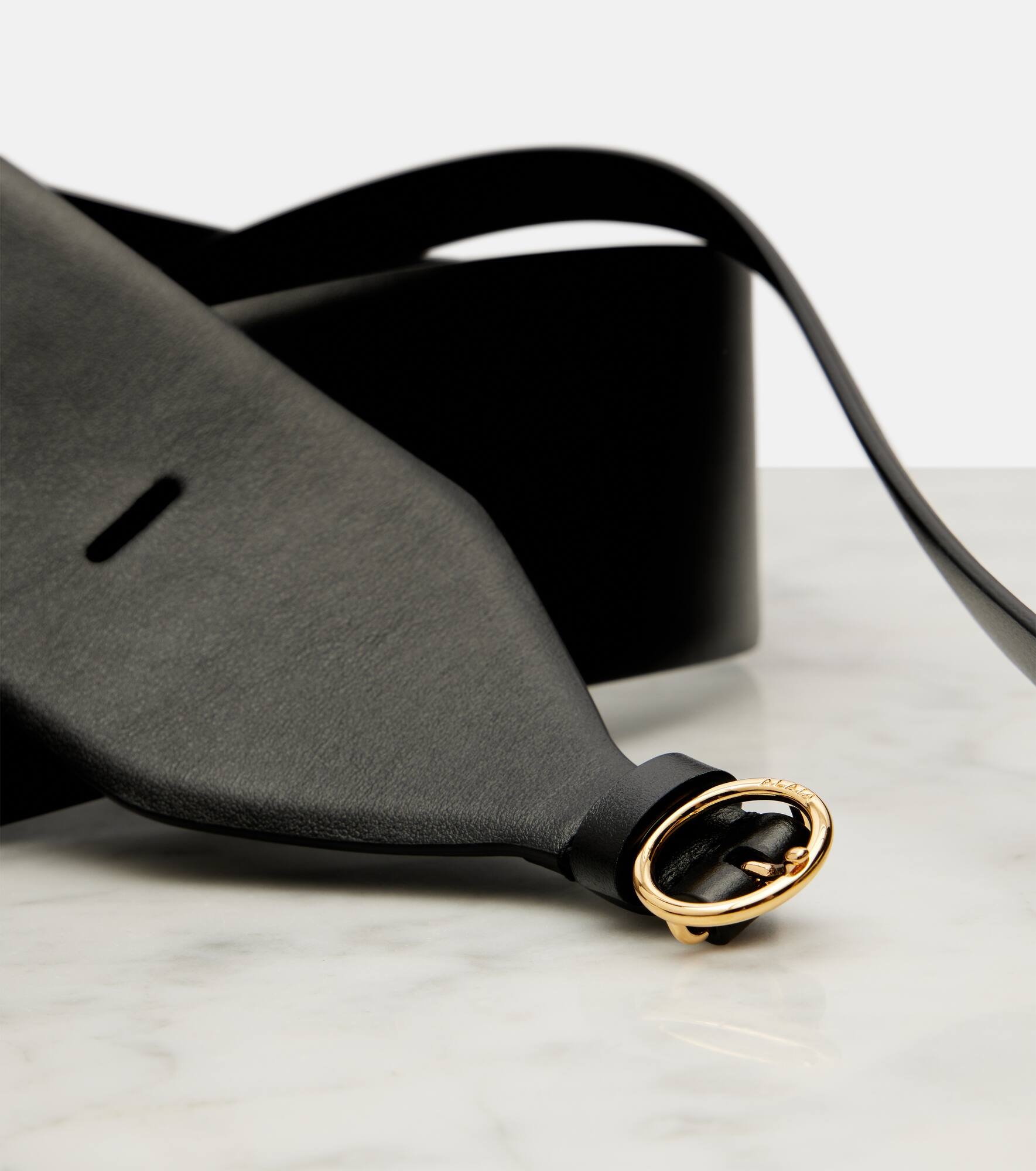 Double Large leather belt - 3