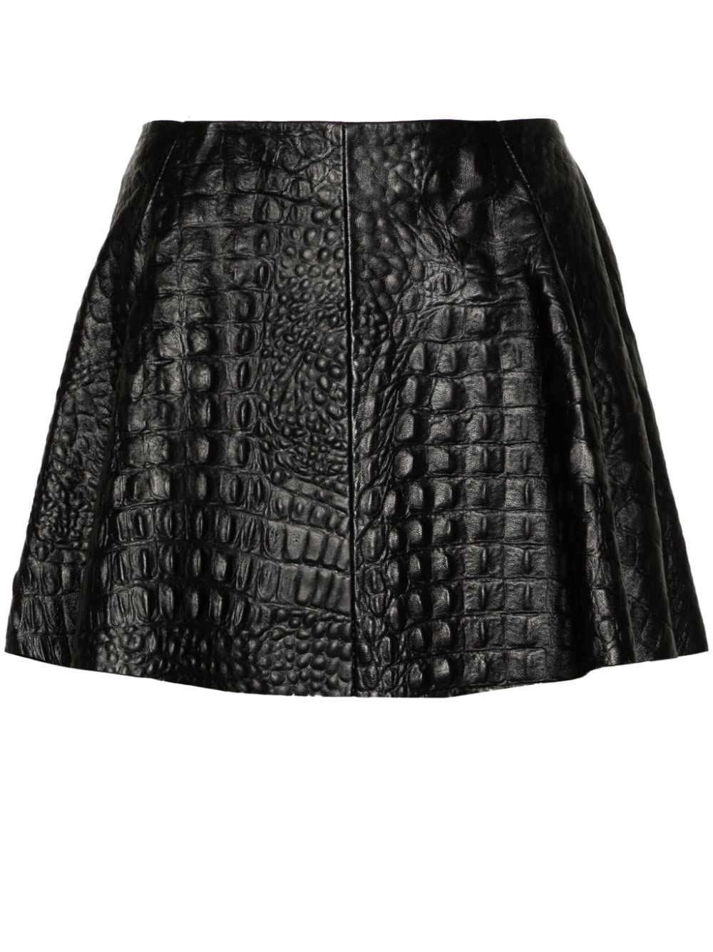 pleated mini skirt - 1