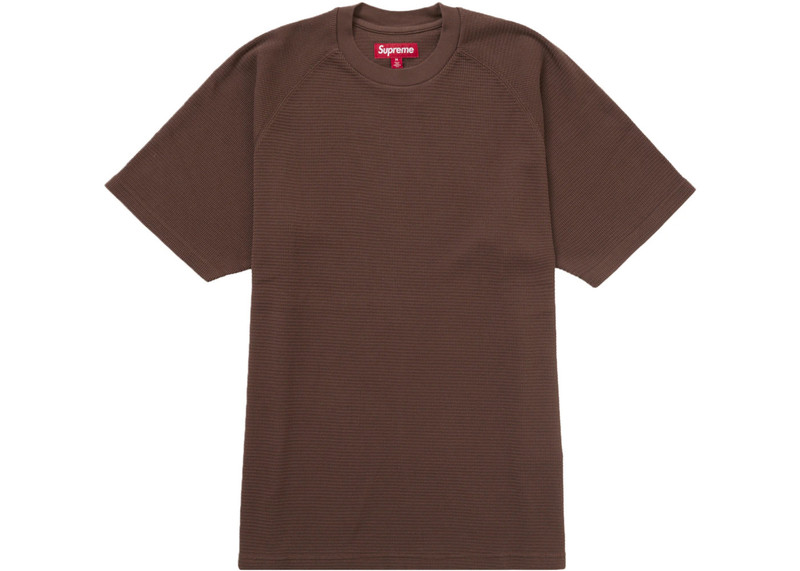 Supreme Supreme Stencil Thermal S/S Top Brown outlook