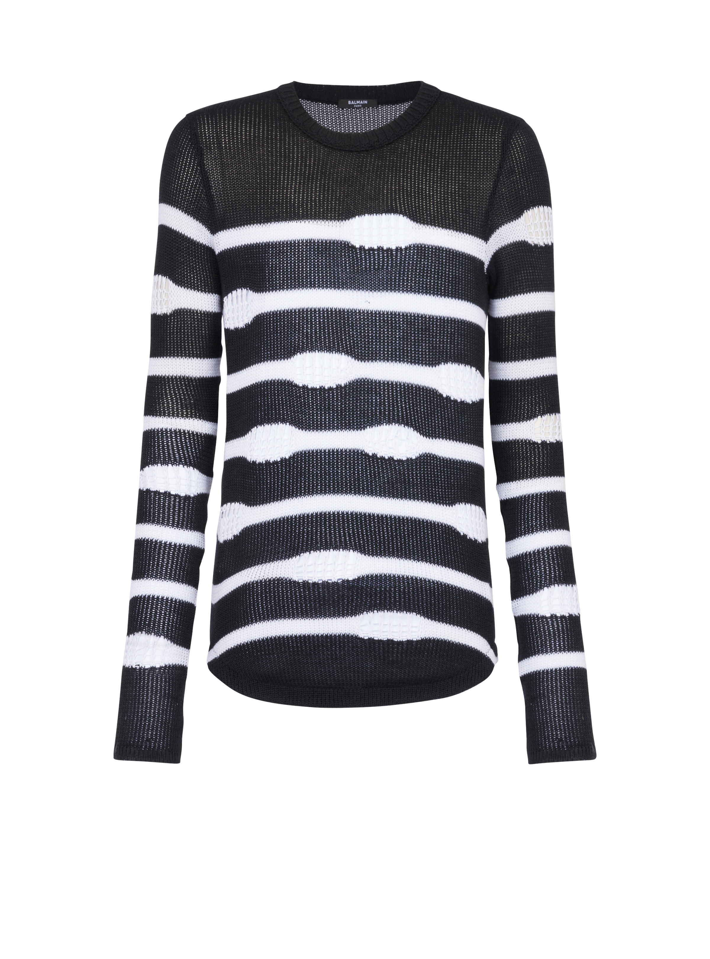 Destroyed striped nautical sweater - 1