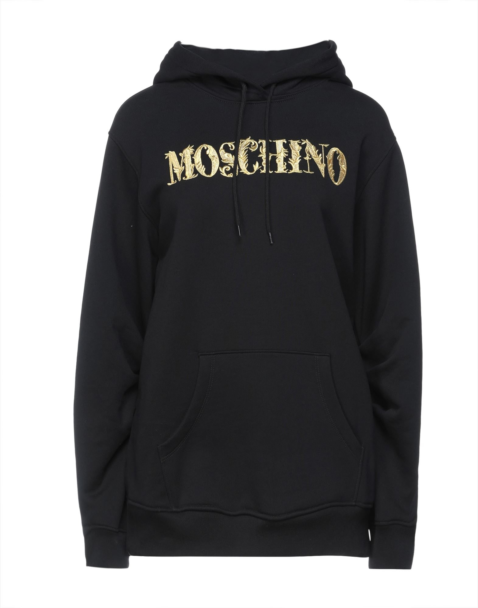 Black Women's Hooded Sweatshirt - 1