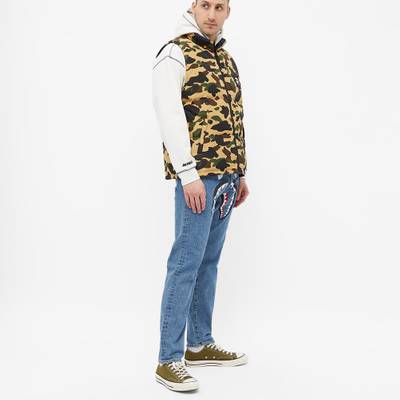 A BATHING APE® A Bathing Ape 1st Camo Reversible Down Vest outlook