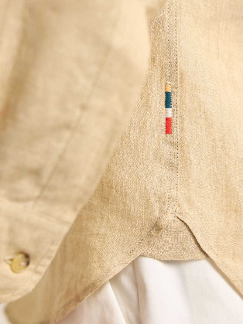 Colburn double-pocket linen shirt 5