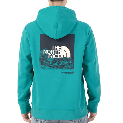 The North Face THE NORTH FACE SS22 Logo Hoodie 'Teal' NF0A5JZL-ZCV outlook