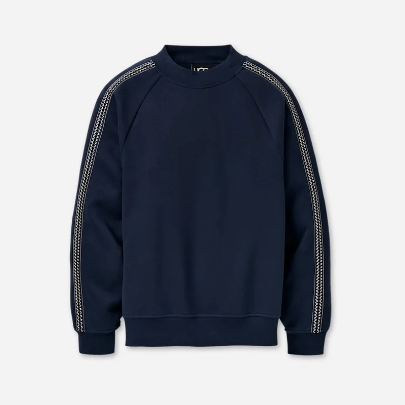® Men's Tasman Crewneck Cotton Blend Tops in Mariner - 1