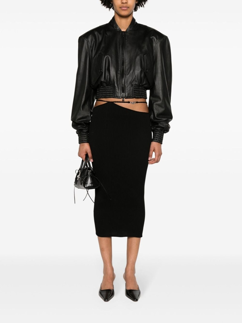 AMIRI strap-detail pencil midi skirt outlook