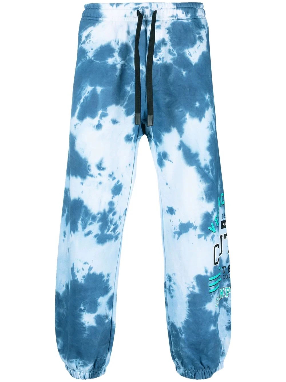 tie-dye logo-print joggers - 1