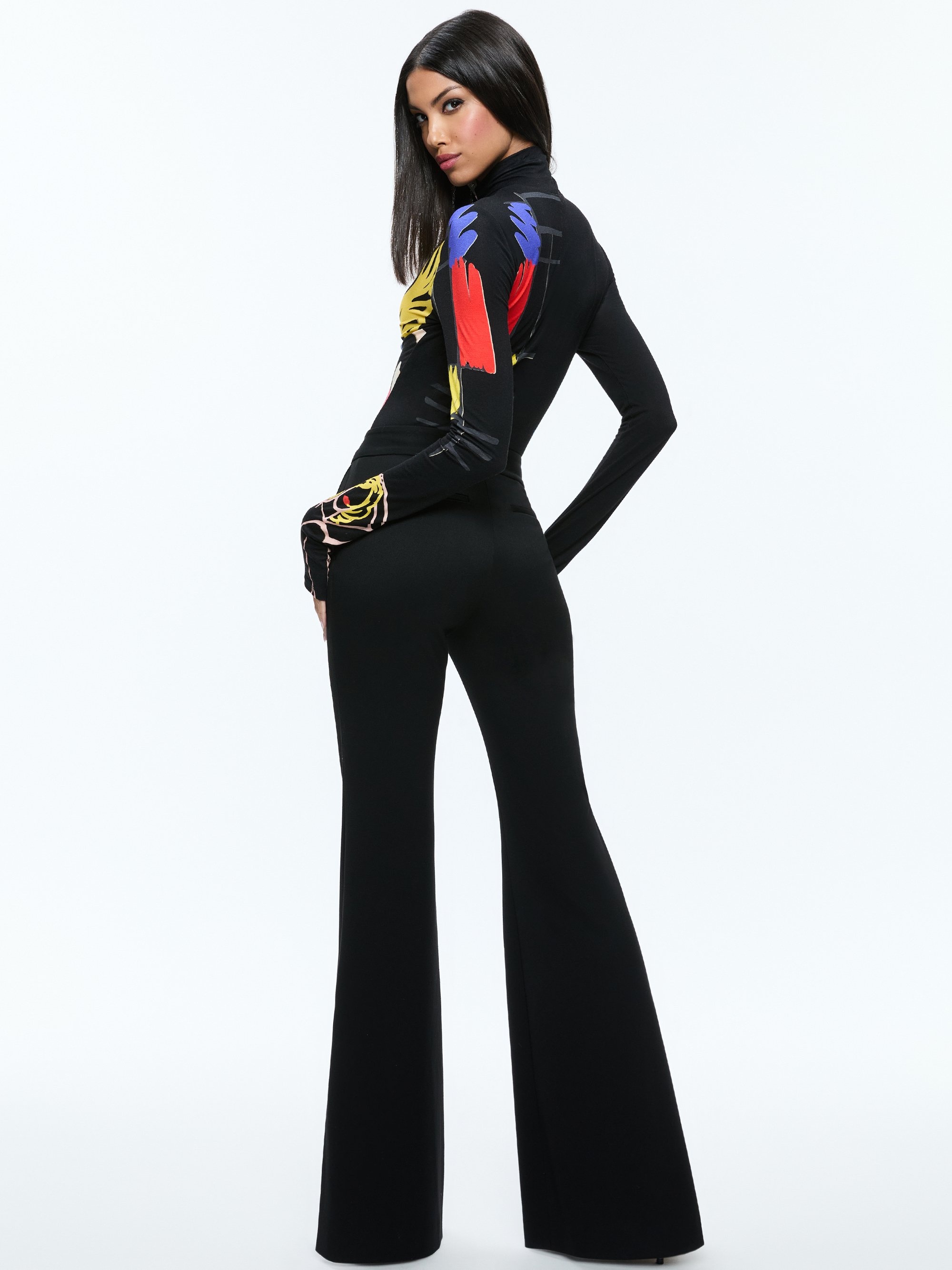 A+O X TOM WESSELMANN DELAINA LONG SLEEVE TURTLENECK TOP - 4