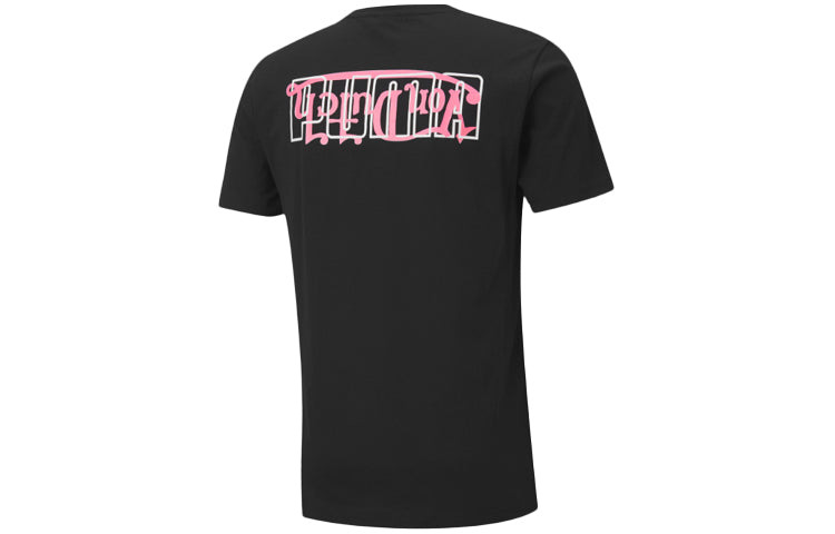 PUMA x Von Dutch Tee 'Black White Pink' 598322-01 - 2