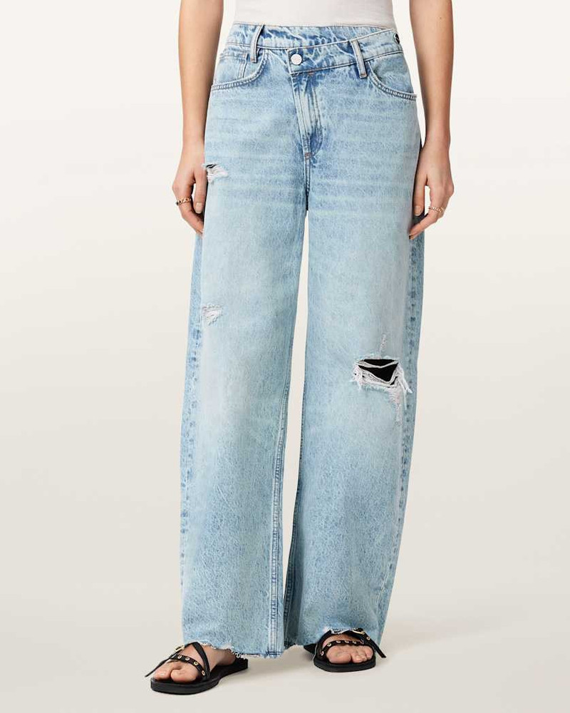 AKI MID RISE CROSSOVER JEANS 3