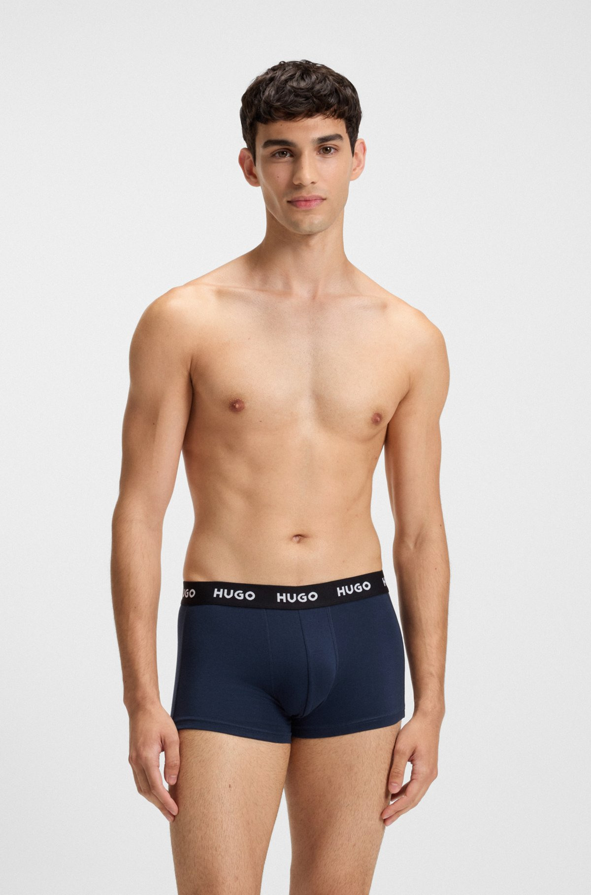 THREE-PACK OF STRETCH TRUNKS IN COTTON - 7