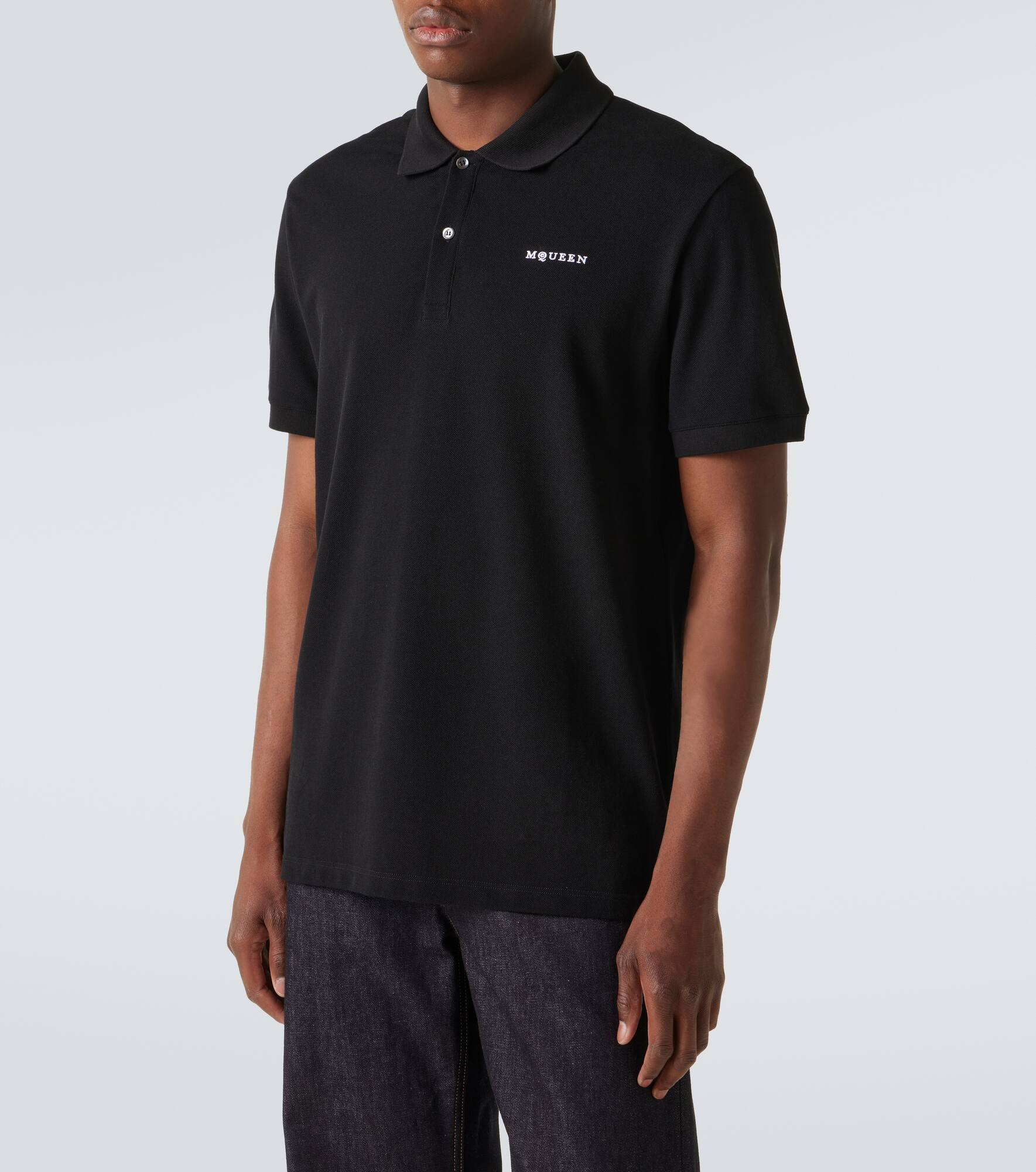 Logo cotton polo shirt - 3