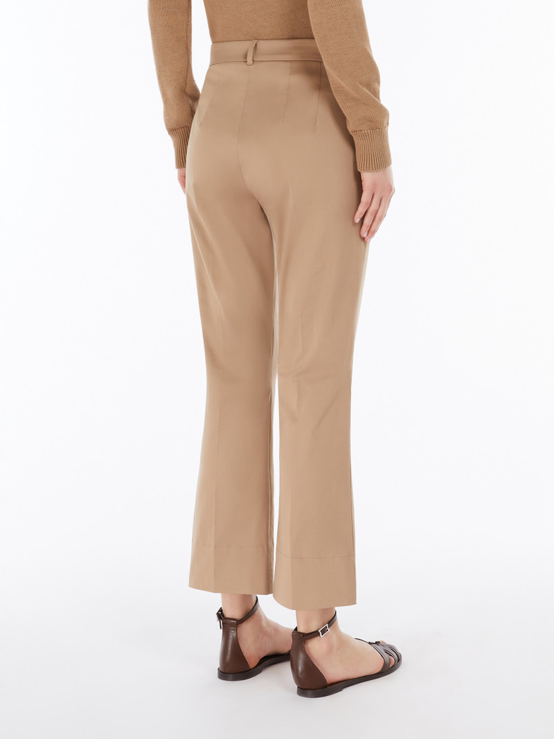 FELICE Skinny satin trousers 4