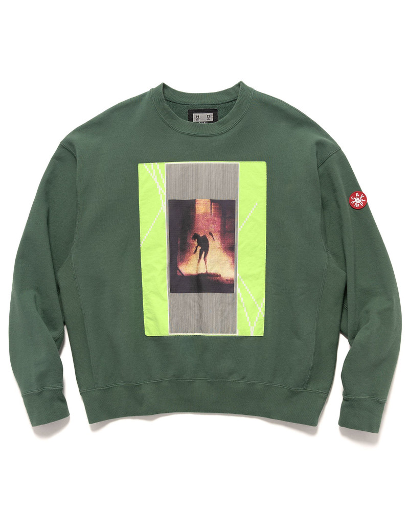 Washed VS 8b Crew Neck Green 1