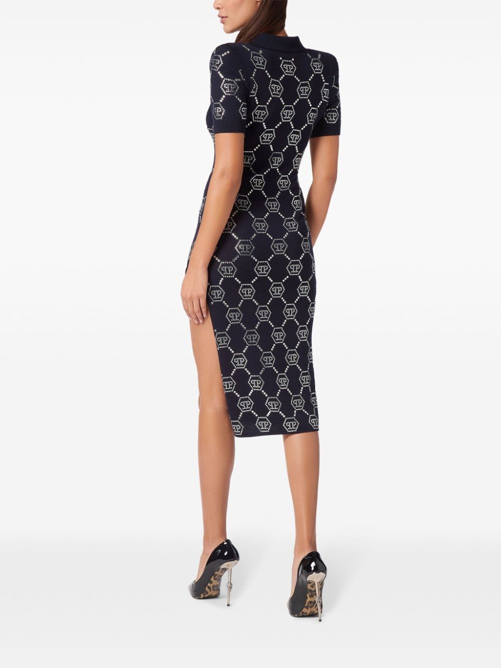 monogram polo dress - 2