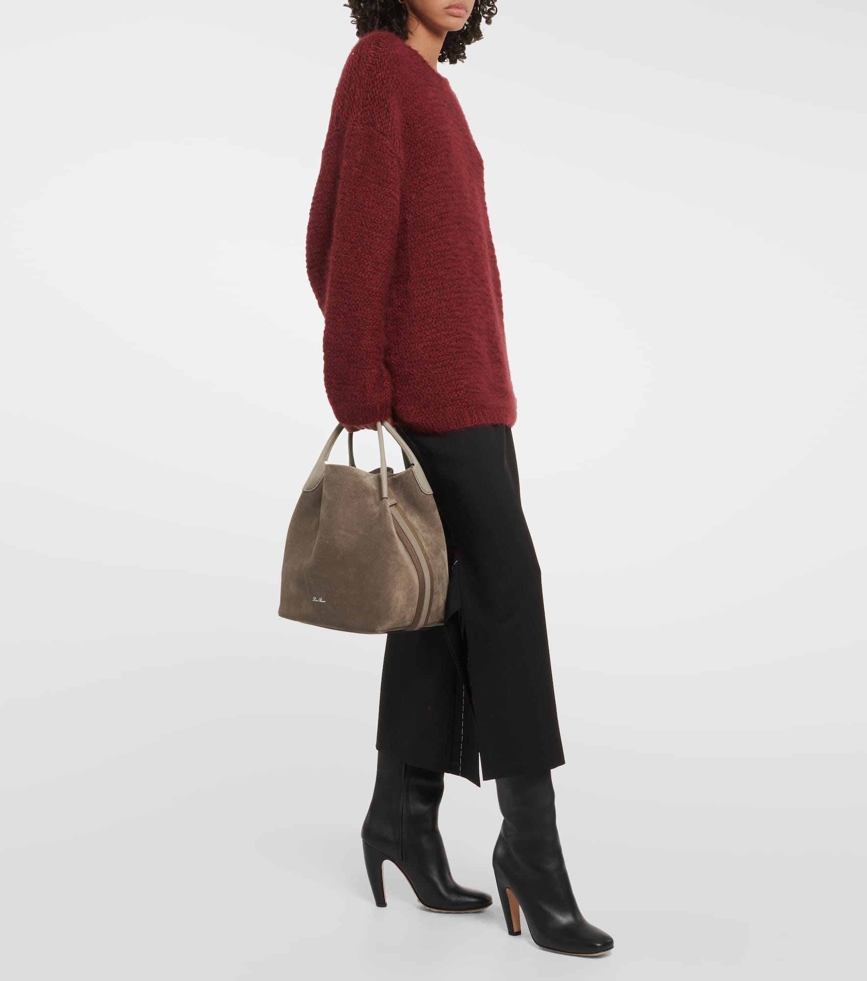 Bale Medium suede tote bag - 5