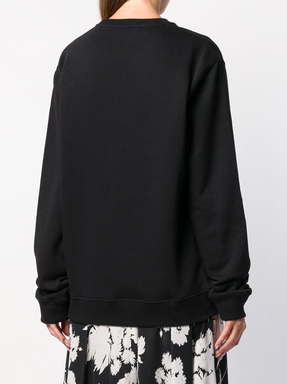logo patch sweater - 4