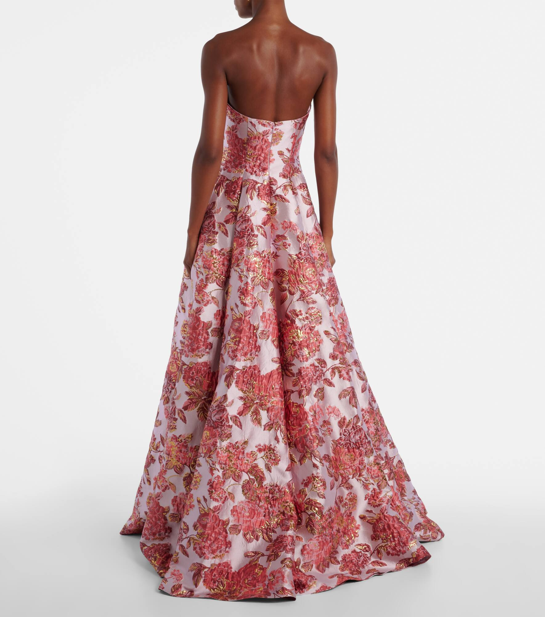 Laila floral brocade gown - 3