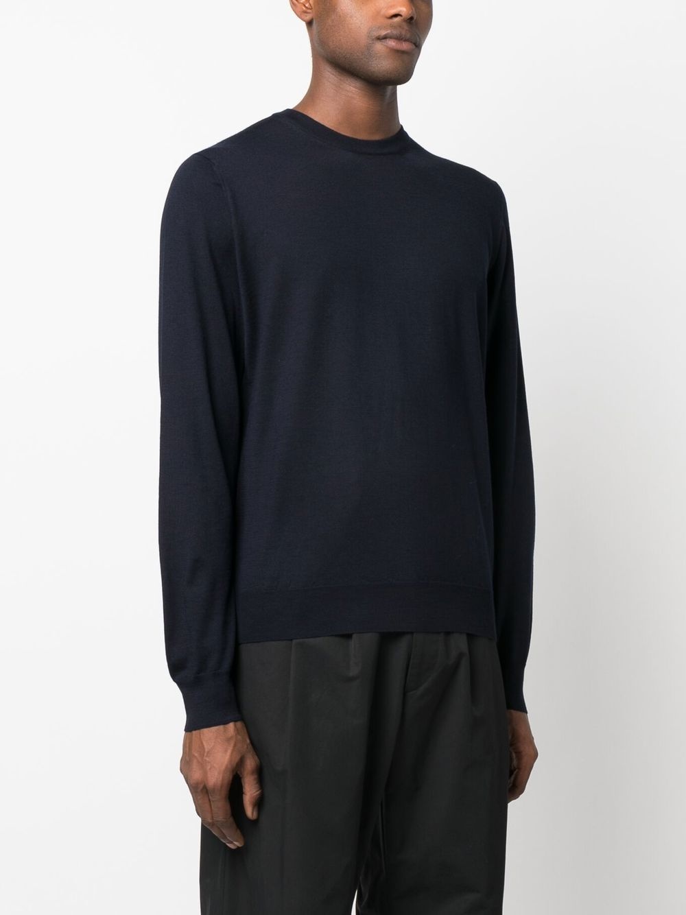crew-neck long-sleeve jumper - 3