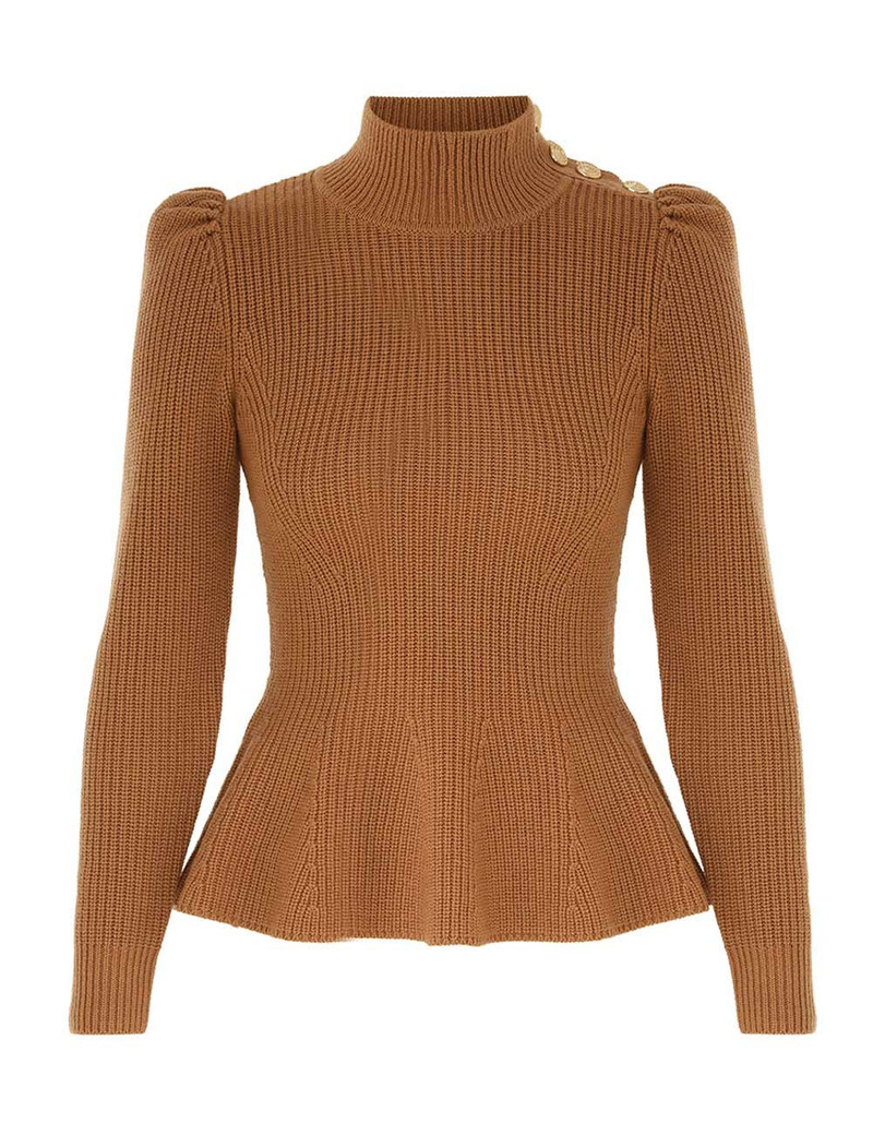 CRUSH BUTTONED SWEATER 1