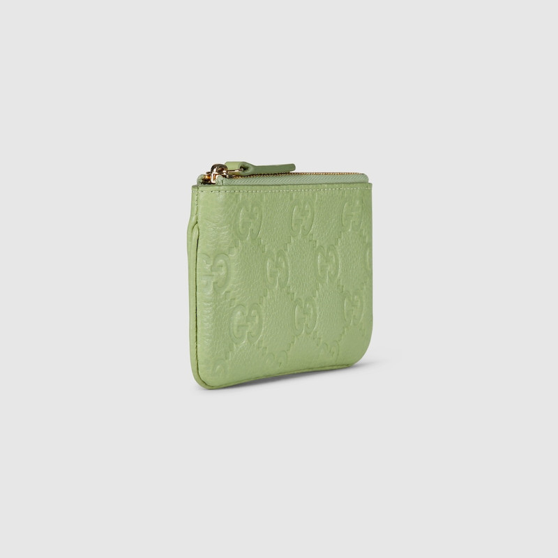 GG Emblem zip key case 3