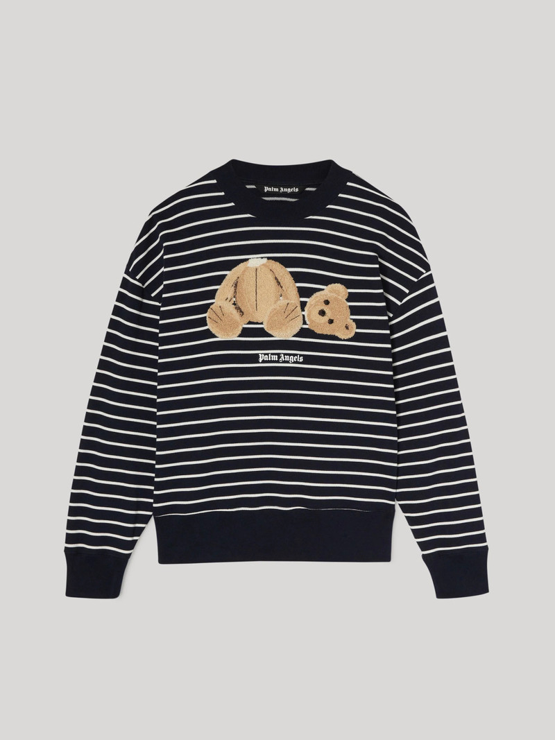 STRIPED BEAR SWEATSHIRT - 1