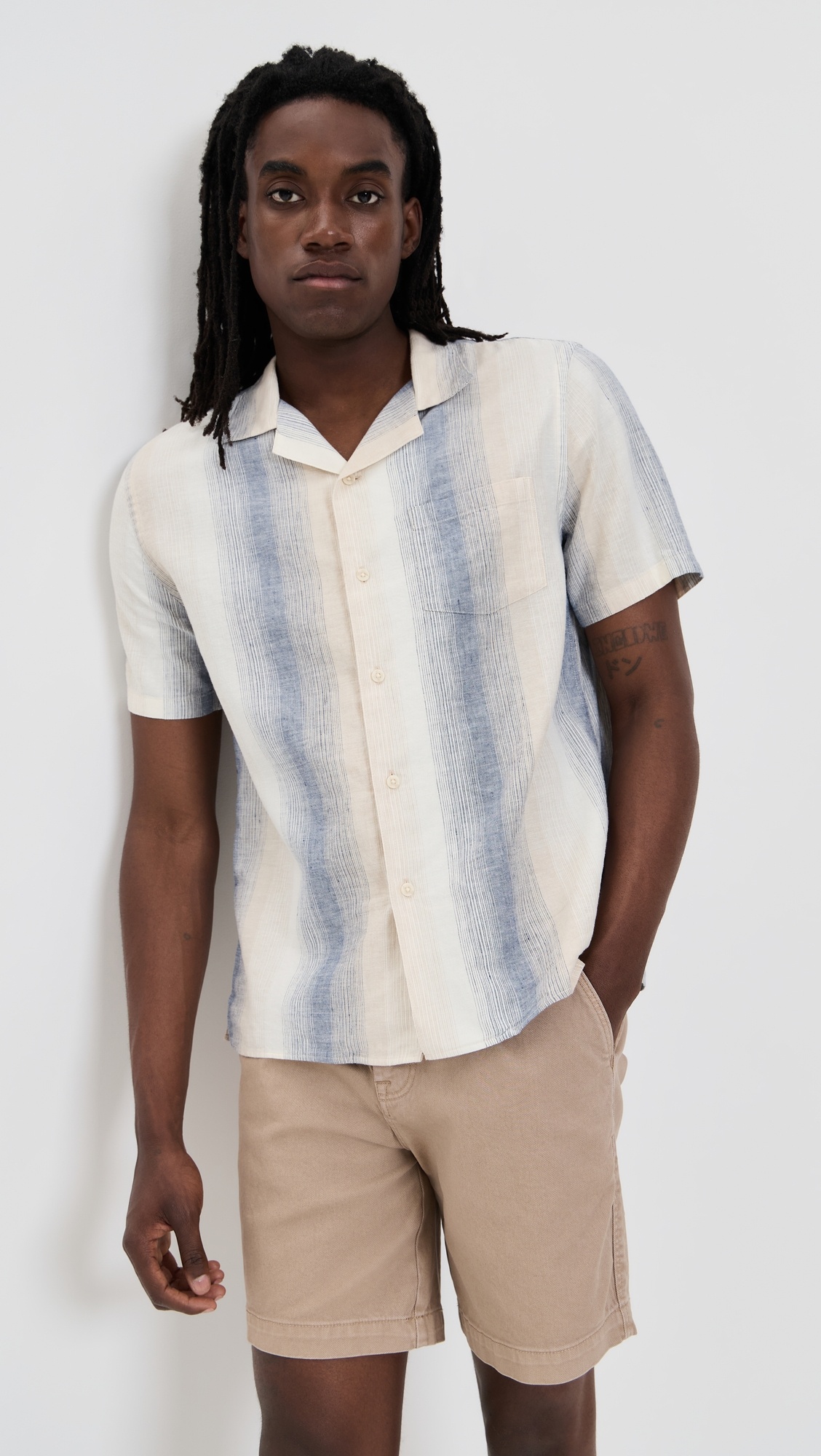 Striped Cabana Shirt - 1