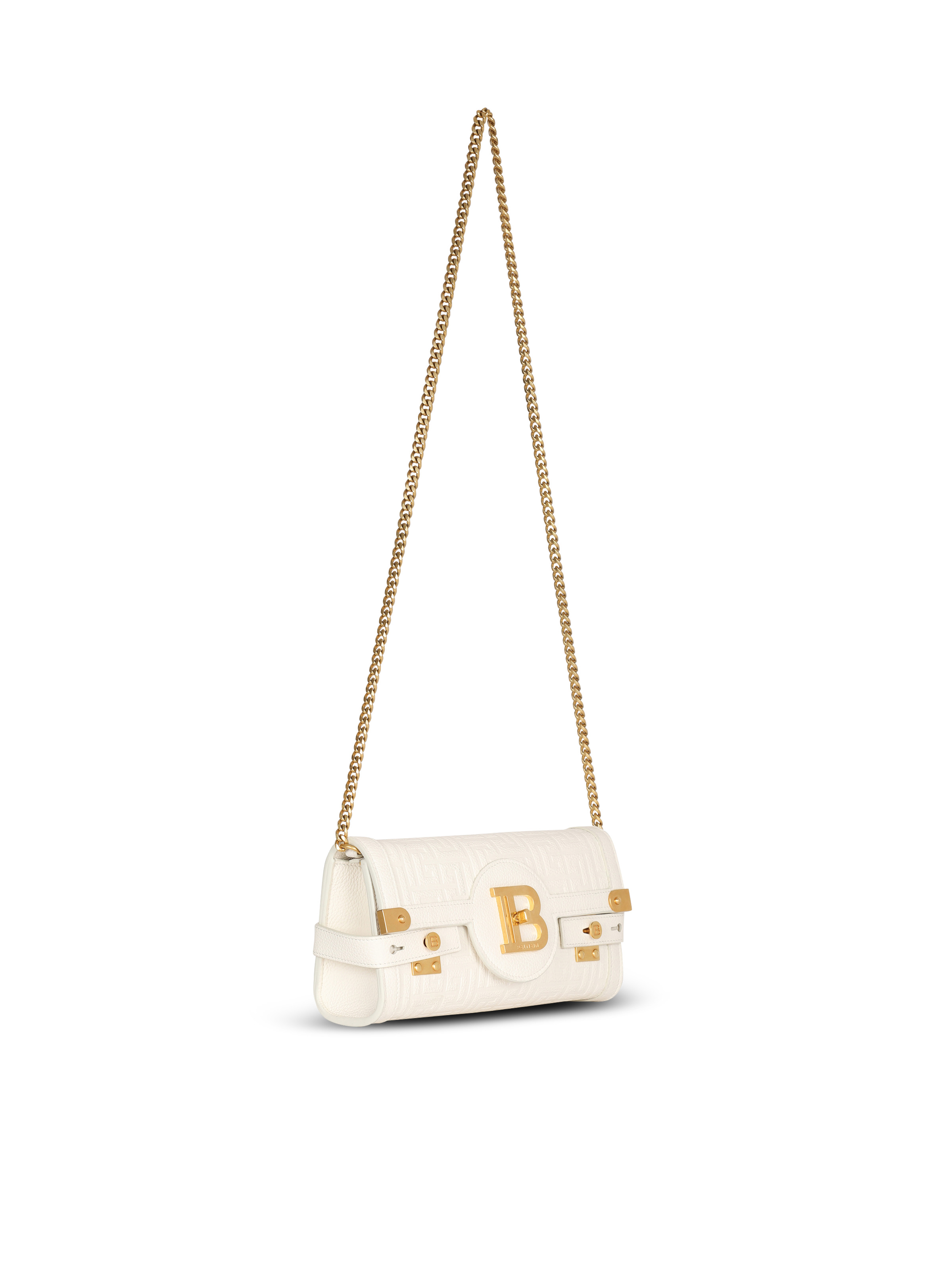 B-Buzz 23 monogrammed grained leather clutch 3