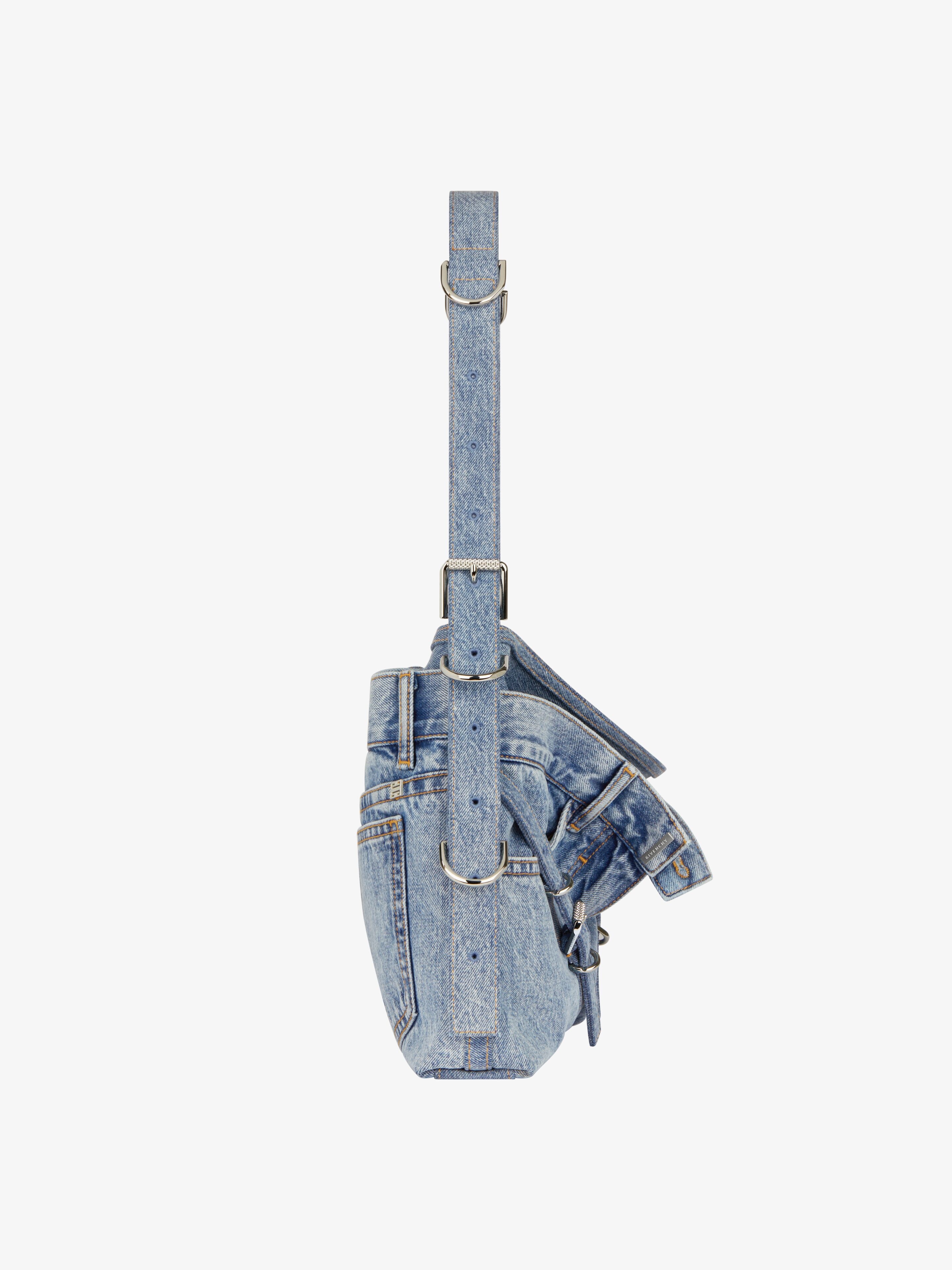 MEDIUM VOYOU BOYFRIEND BAG IN JEANS - 2
