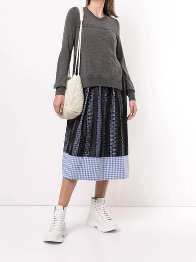 Comme des Garçons Comme des Garçons layered midi dress outlook