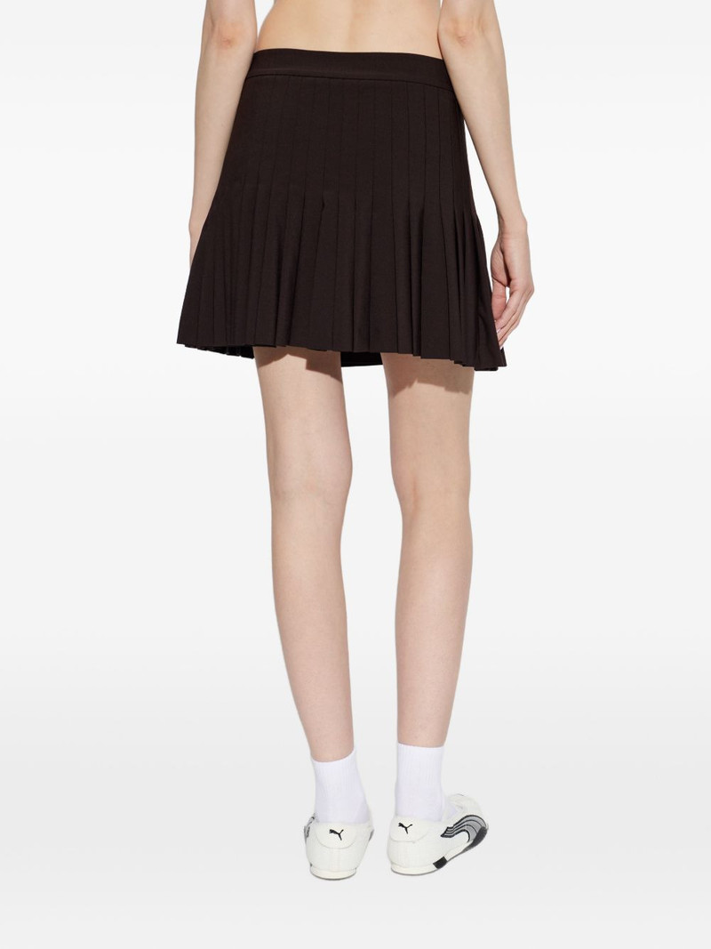 wrap pleated mini skirt 4