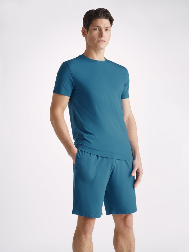 Men's T-Shirt Basel Micro Modal Stretch Ocean - 5