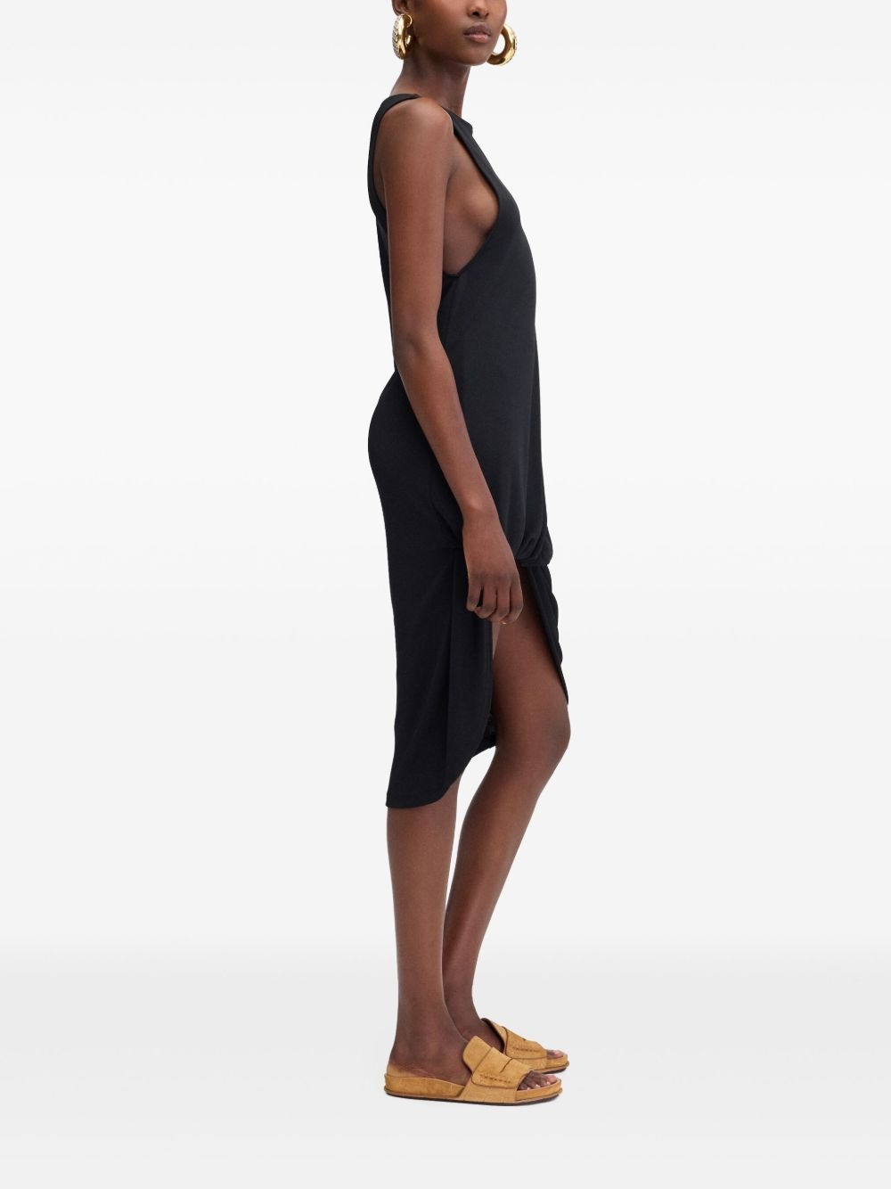 asymmetric midi dress - 3
