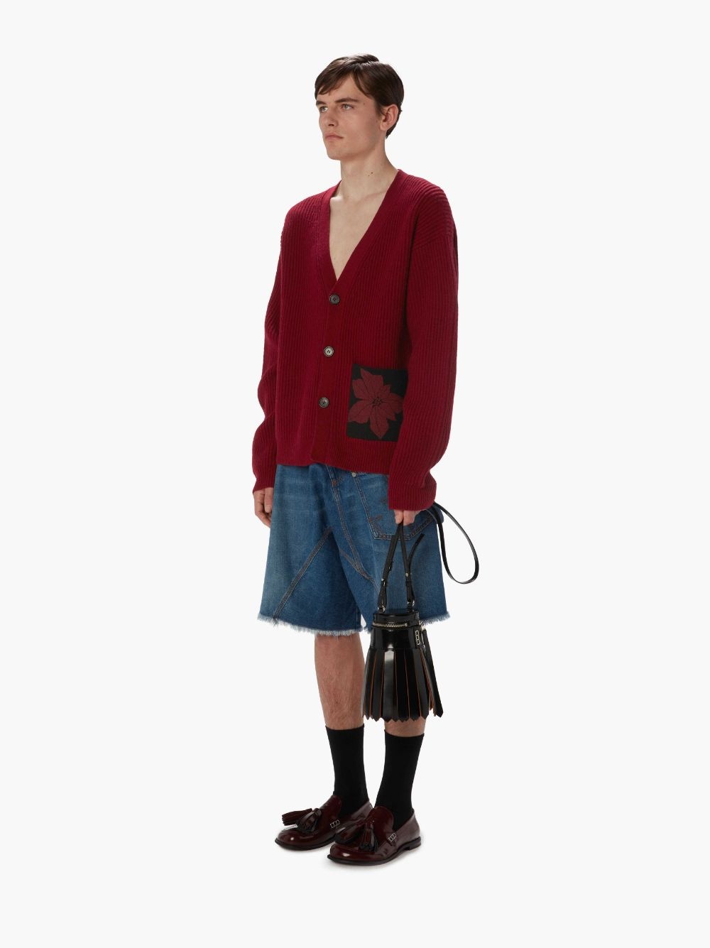 CARDIGAN WITH PATCH POCKET - 4